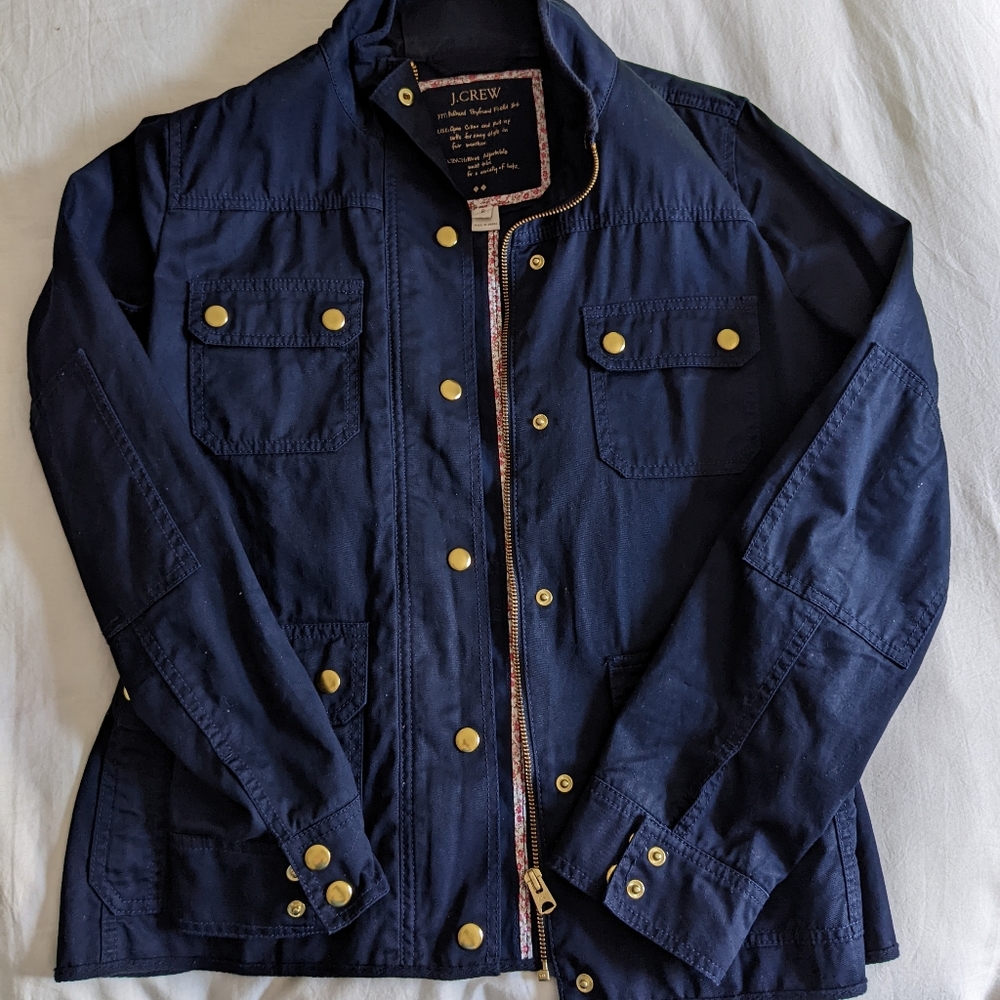 J.Crew Navy Utility Jacket